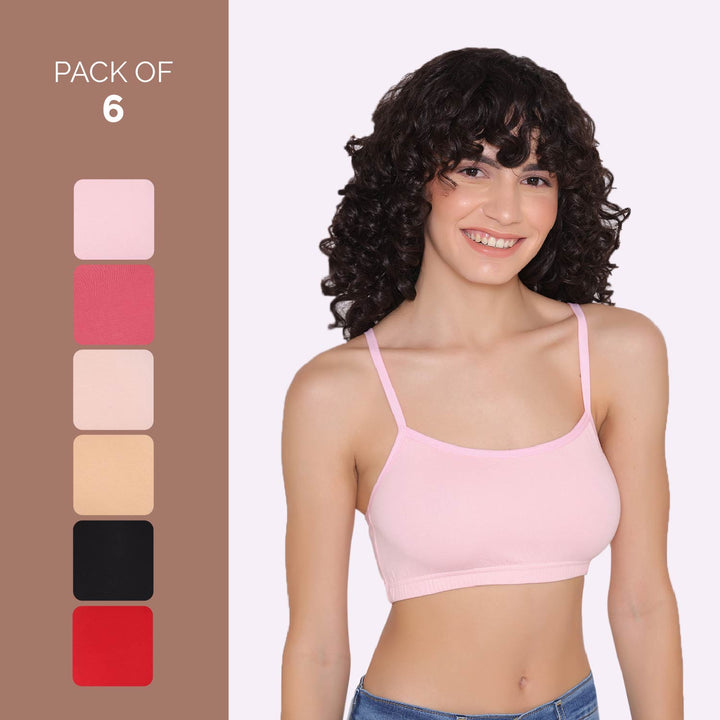 Teenagers Seamless multi-way Bra (Pack of 6)-LISA