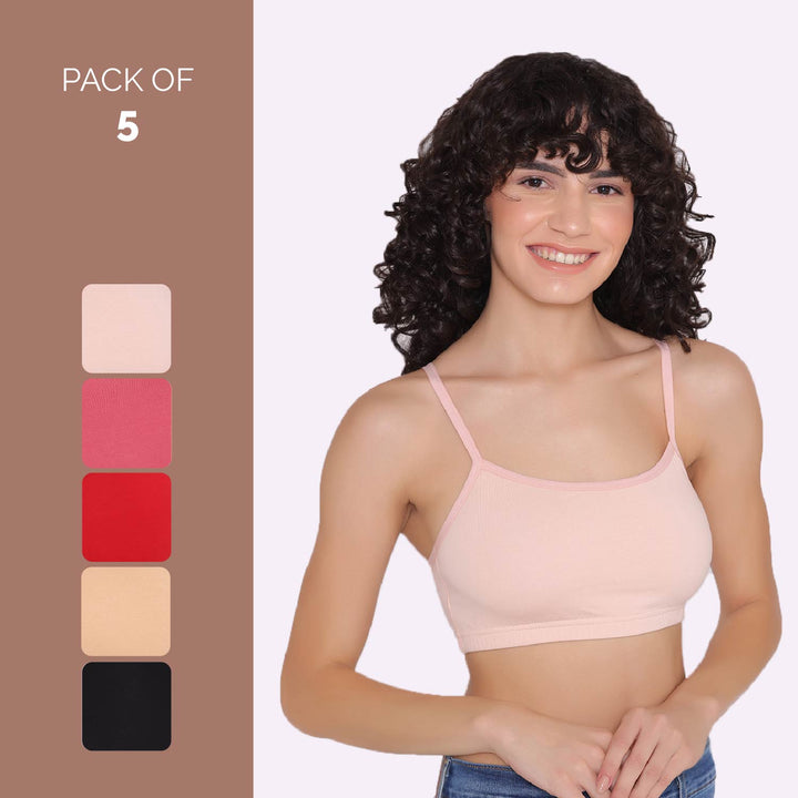 Teenagers Seamless multi-way Bra (Pack of 5)-LISA