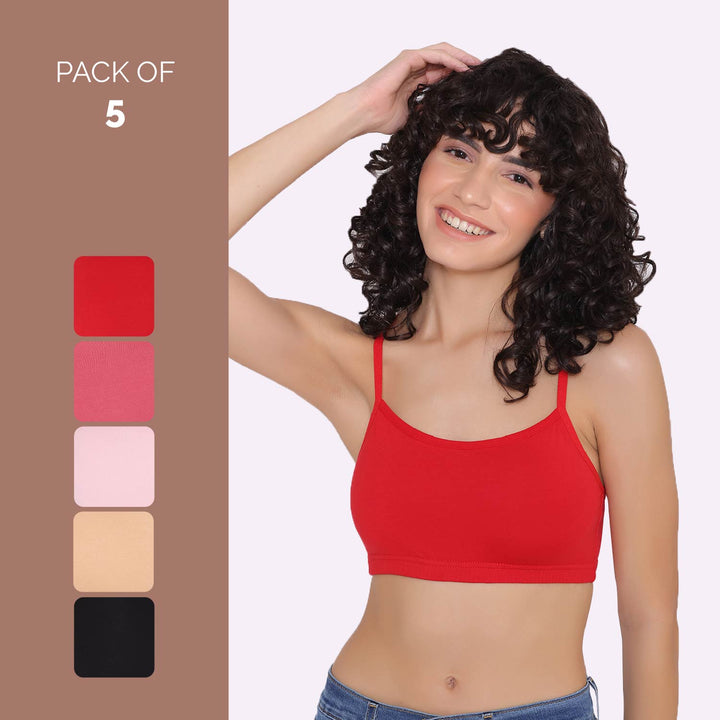 Teenagers Seamless multi-way Bra (Pack of 5)-LISA