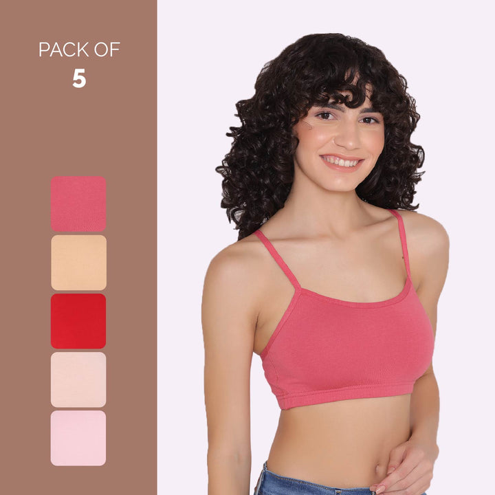 Teenagers Seamless multi-way Bra (Pack of 5)-LISA
