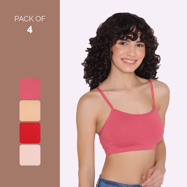 Teenagers Seamless multi-way Bra (Pack of 4)-LISA