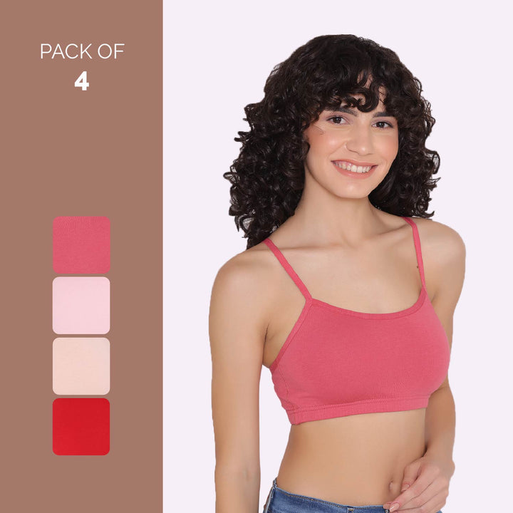 Teenagers Seamless multi-way Bra (Pack of 4)-LISA