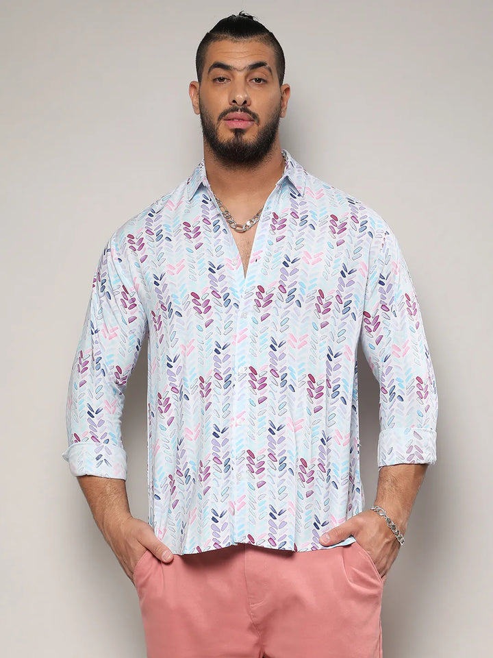 Multicolour Abstract Print Shirt