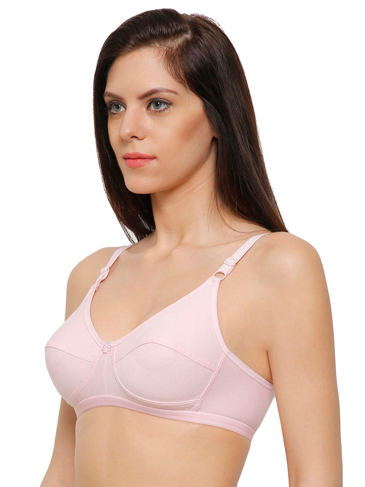 Women's Non Padded Non-Wired Regular Bra (Pack of 4)-ZOE