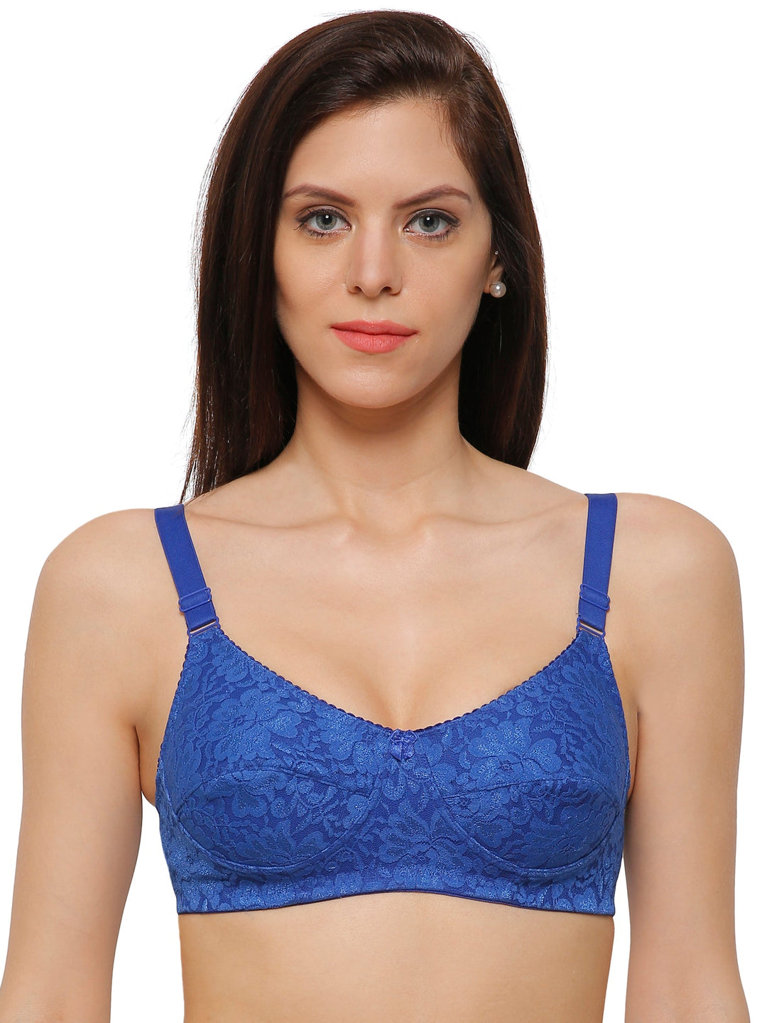 Women's Non Padded Full Coverage Full Net Bra (Pack of 2)-Erin