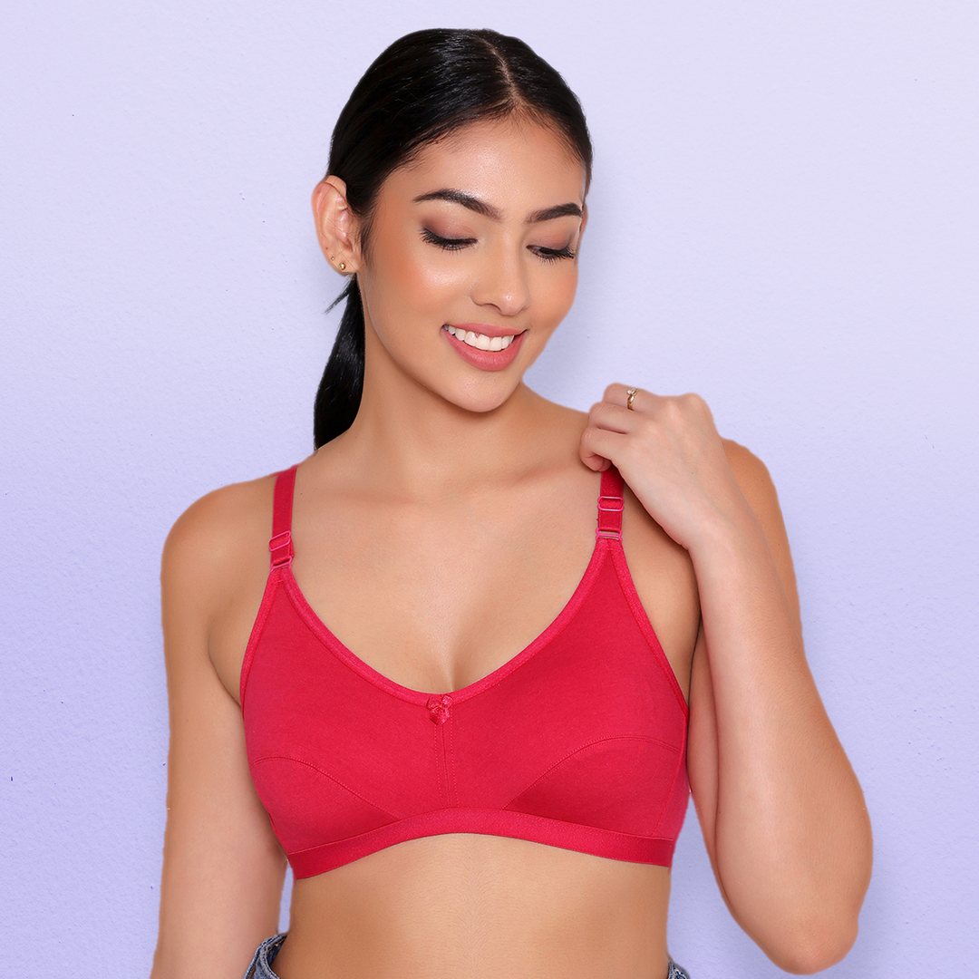 Women's Non Padded Non-Wired Regular Bra-Paris