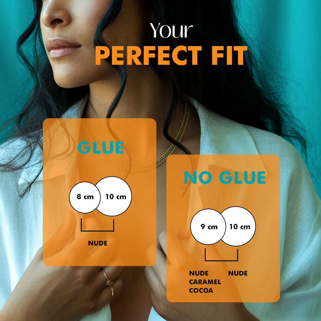 No Glue Reusable Nipple Covers