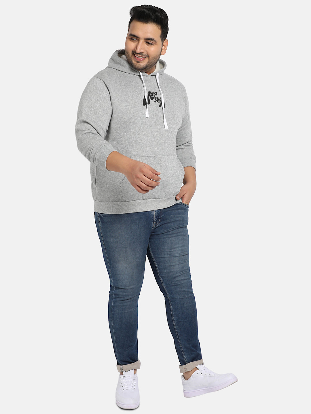Grey Open Mind Hoodie