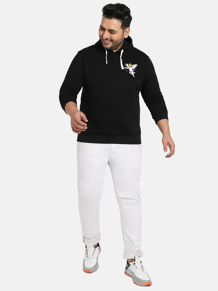 Jet Black Cupid Uprising Hoodie