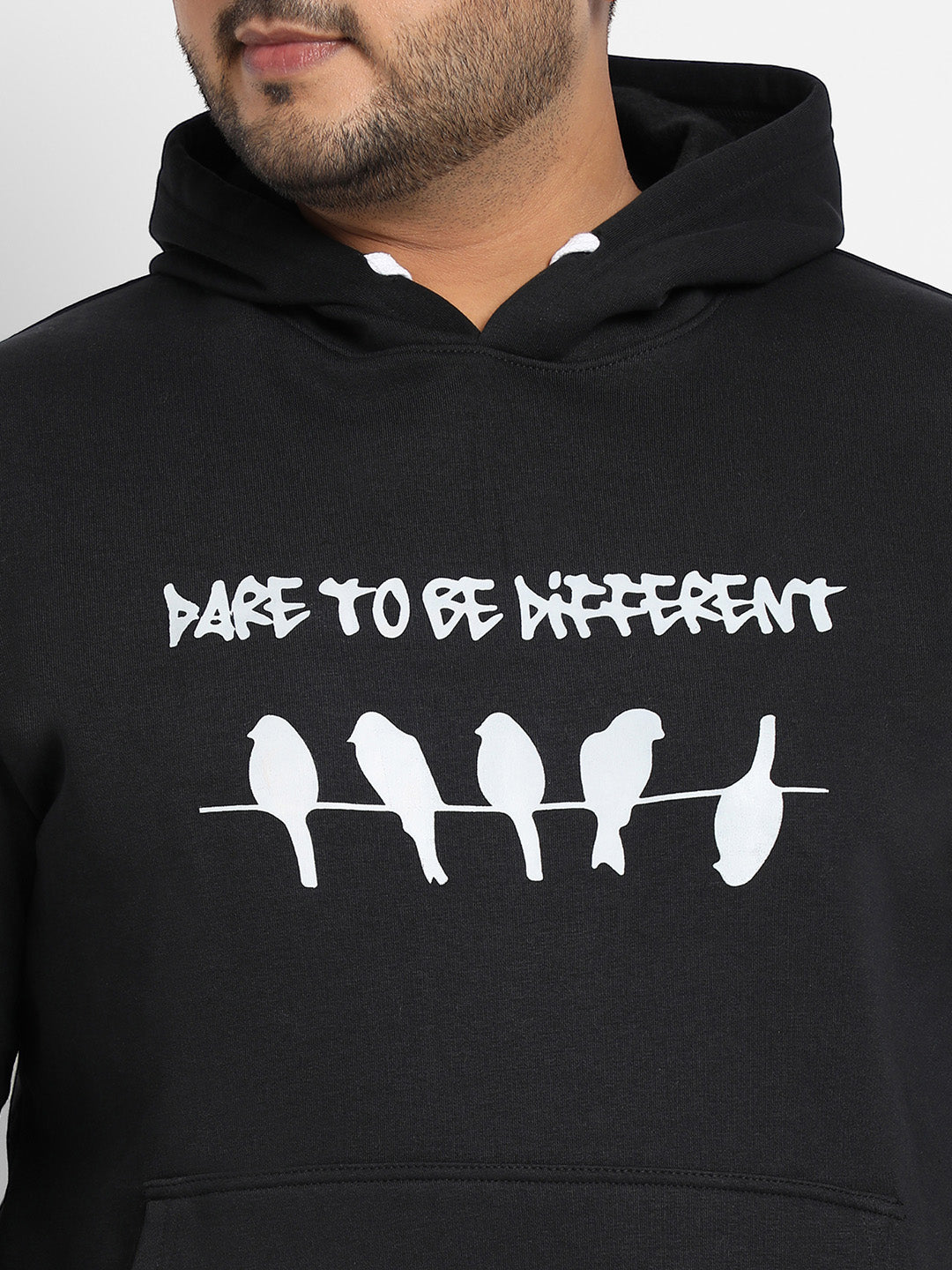 Jet Black Dare To Be Different Hoodie