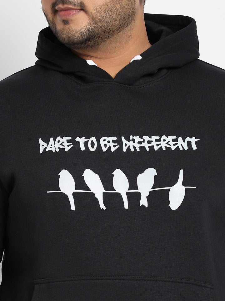Jet Black Dare To Be Different Hoodie