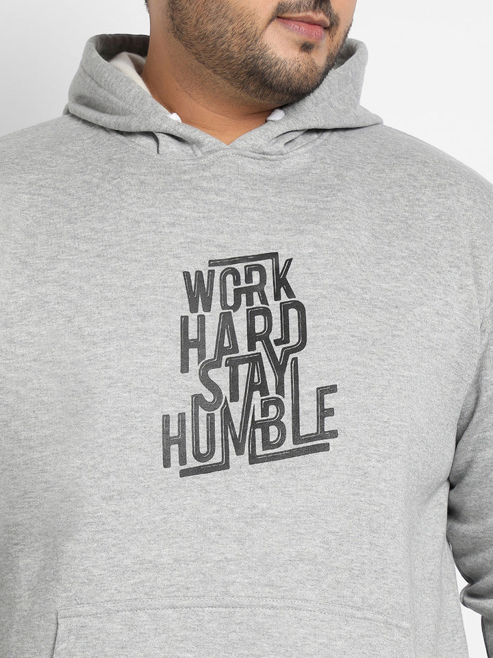 Light Grey Work Hard Stay Humble Hoodie