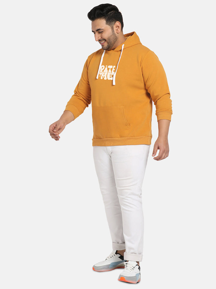 Mustard Yellow Bite Me Hoodie