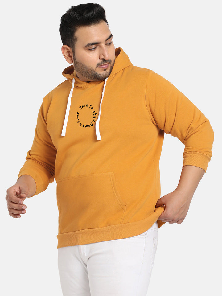 Mustard Yellow Earth Dance Hoodie