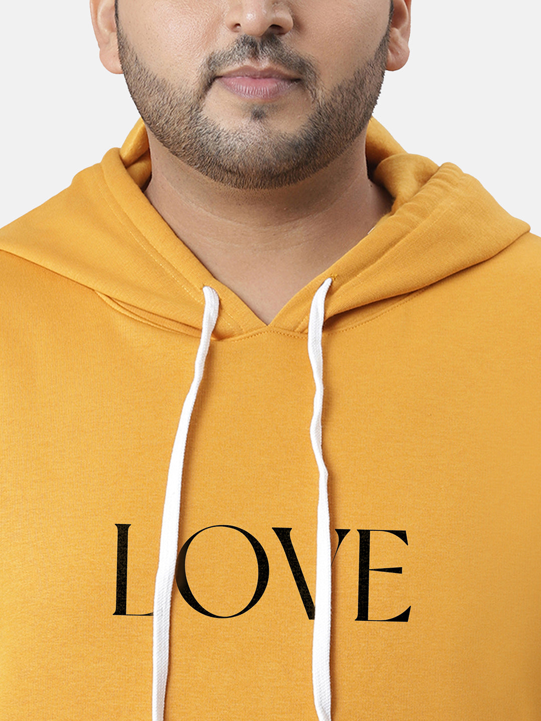 Mustard Yellow Fire Rose Hoodie