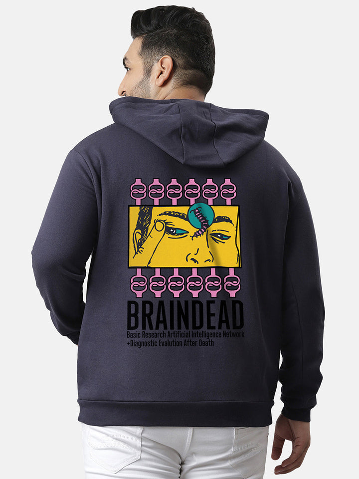 Navy Blue Braindead Hoodie