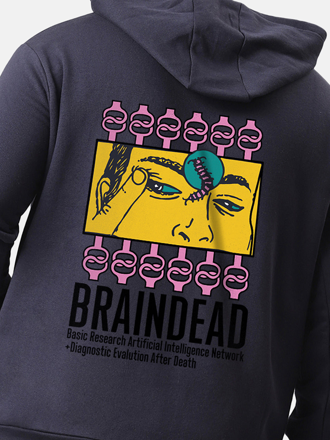 Navy Blue Braindead Hoodie