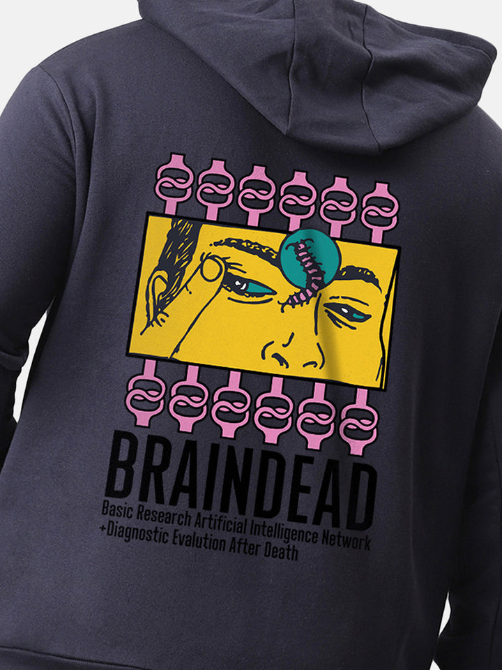 Navy Blue Braindead Hoodie