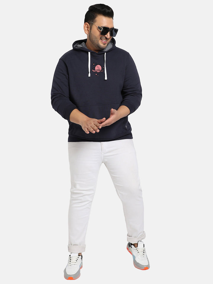 Navy Blue Open Mind Hoodie