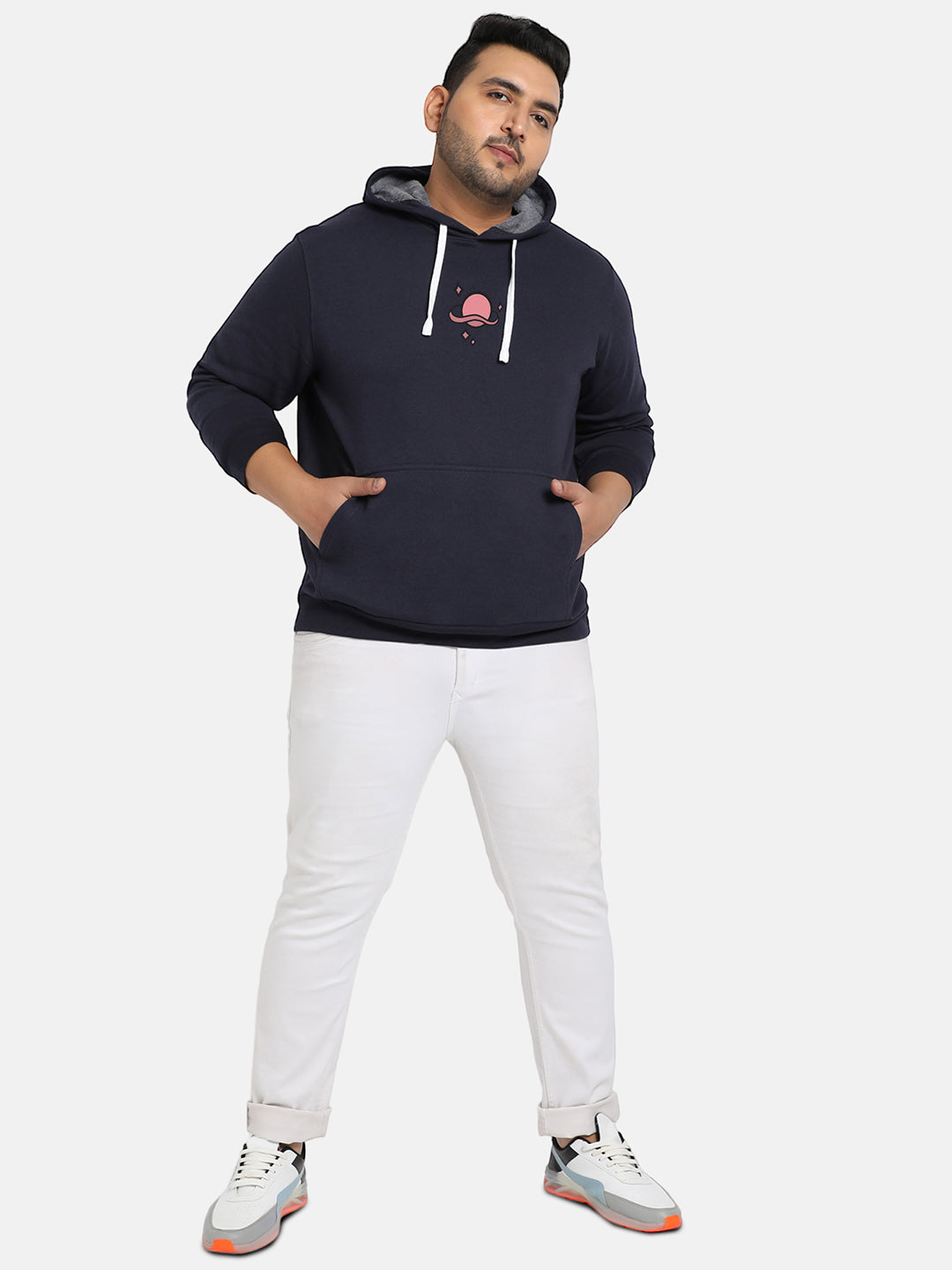 Navy Blue Open Mind Hoodie