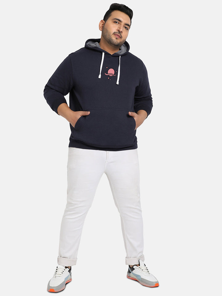Navy Blue Open Mind Hoodie
