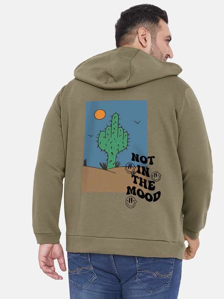 Olive Green Not In The Mood Hoodie
