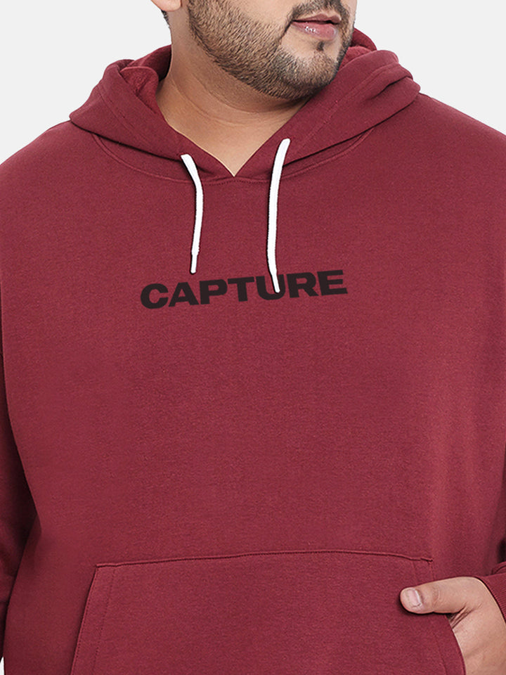Wine Red Capture Hoodie