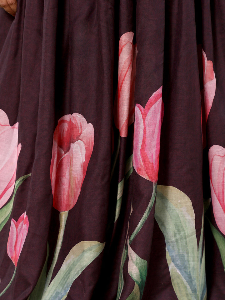Foliage-Roses Imprint Co-Ord Set