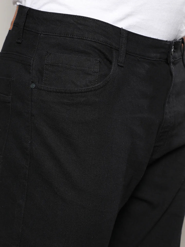Solid Casual Denim Jeans