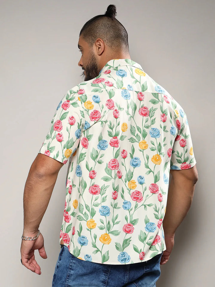 Rose Garden Print Shirt