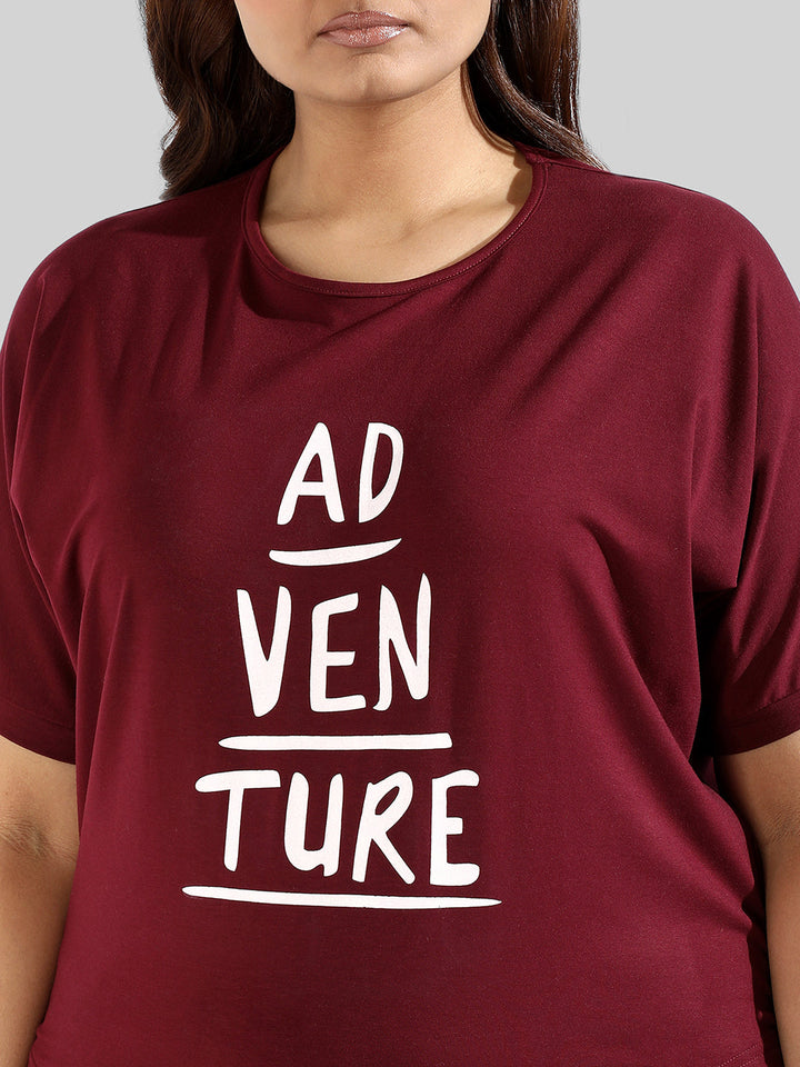 Printed Stylish Round Neck Top