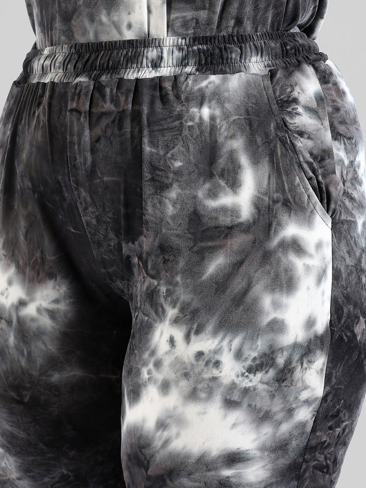 Tye-Dye Stylish Hooded Co-Ords Set