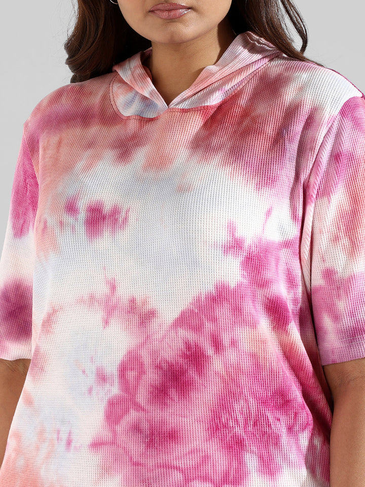Tye-Dye Stylish Hooded Co-Ords Set