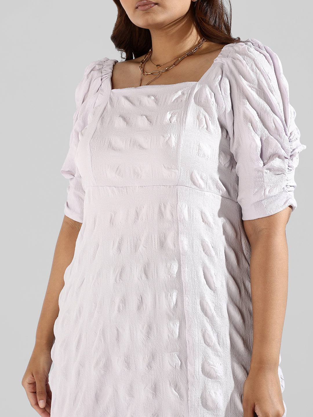 Solid Side Cut Design Stylish Casual Dresses