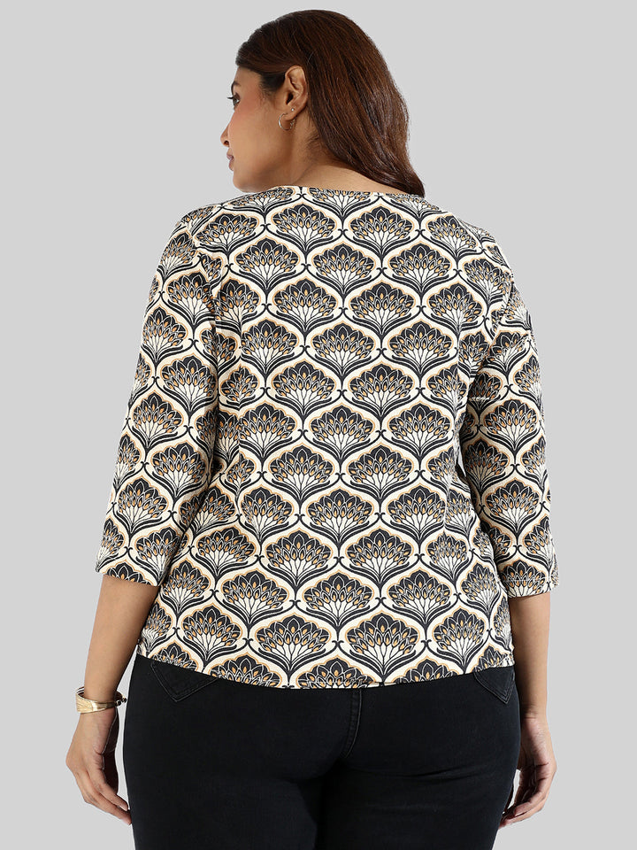 Graphic Design Casual Top