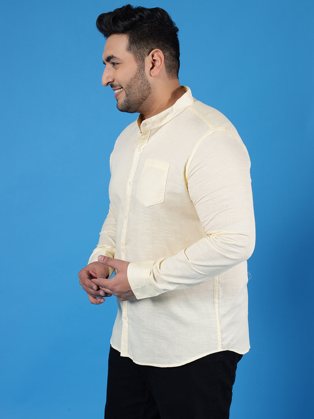 Solid Full Sleeve Casual Shirt