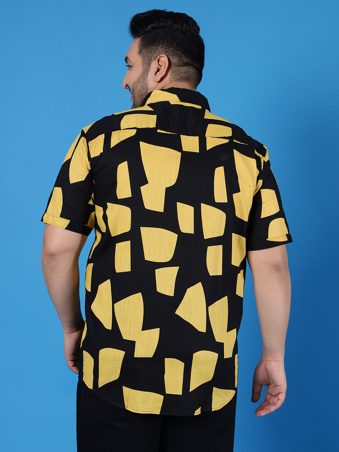Colorblock Half Sleeve Casual Shirt