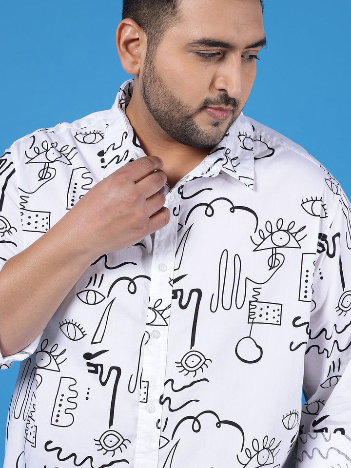 Abstract Design Full Sleeve Shirt