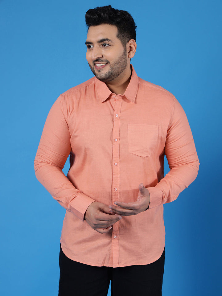 Solid Full Sleeve Casual Shirt