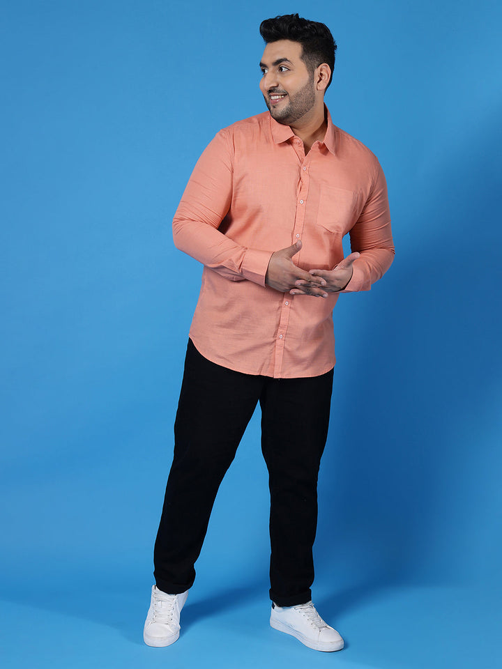 Solid Full Sleeve Casual Shirt