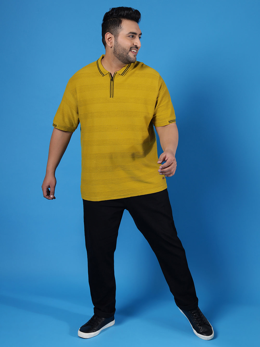 Solid Half Sleeve Casual T-Shirt