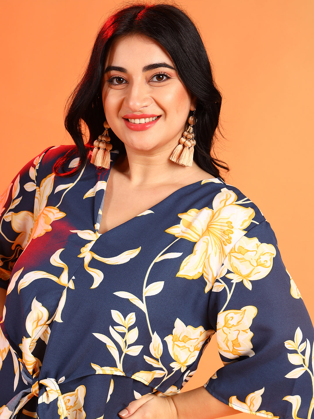 Floral Design Dress