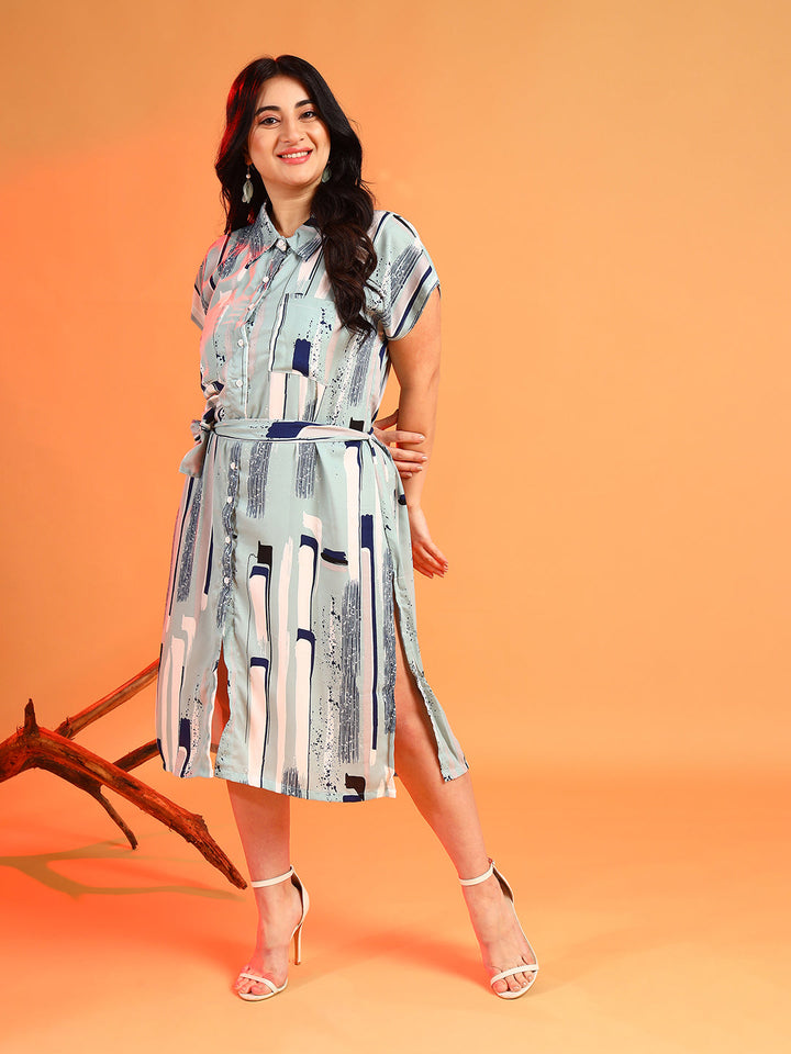 Floral Design Dress