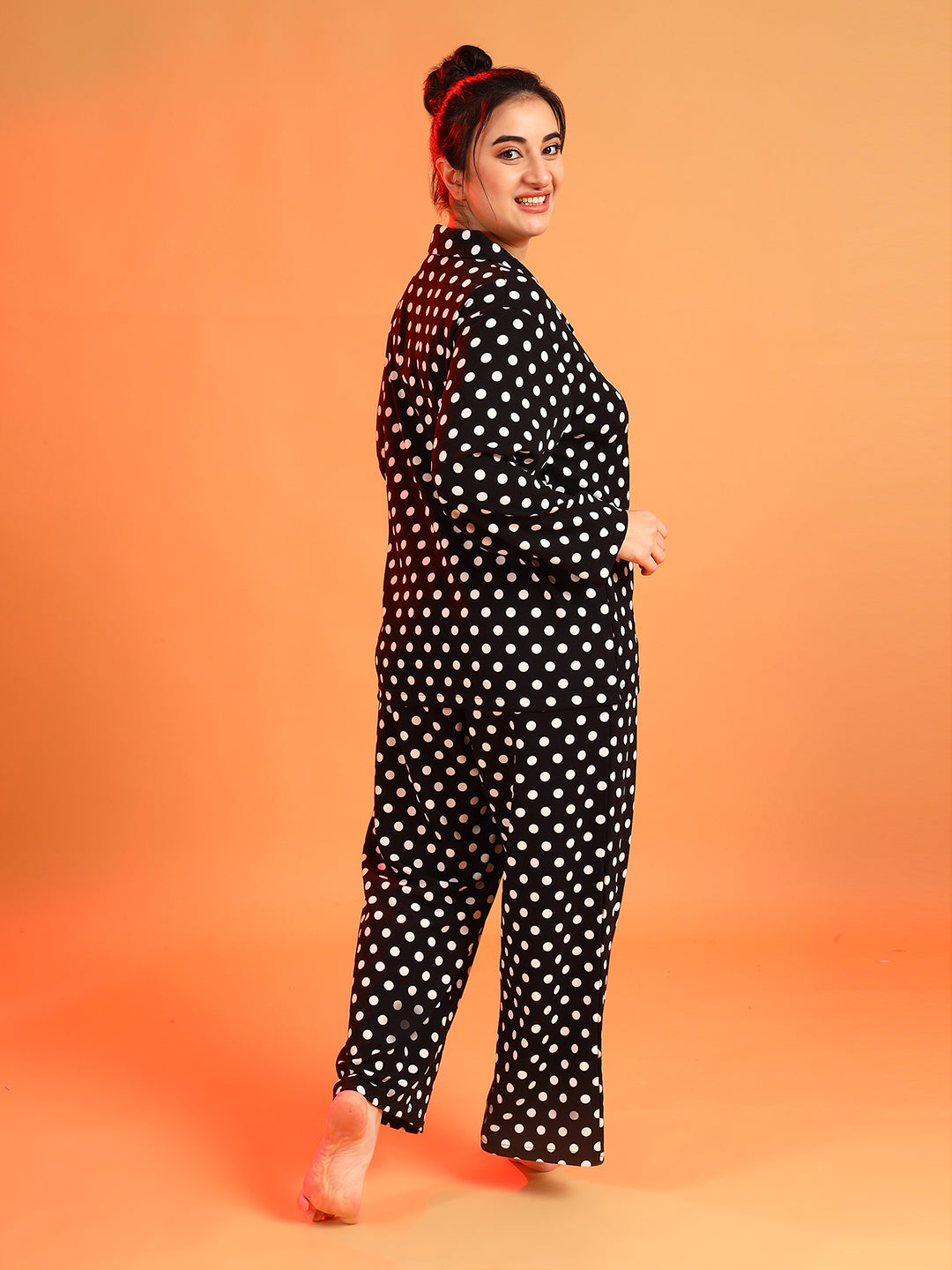 Polka Dots Night Suit