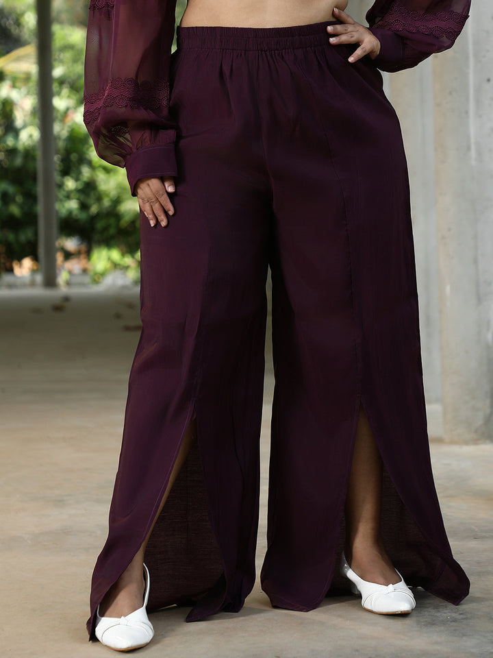 Solid Flared Kurta Set