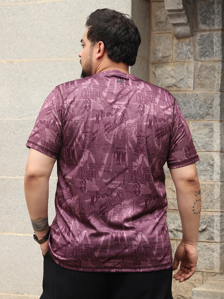 Abstract-Typo Activewear T-Shirt