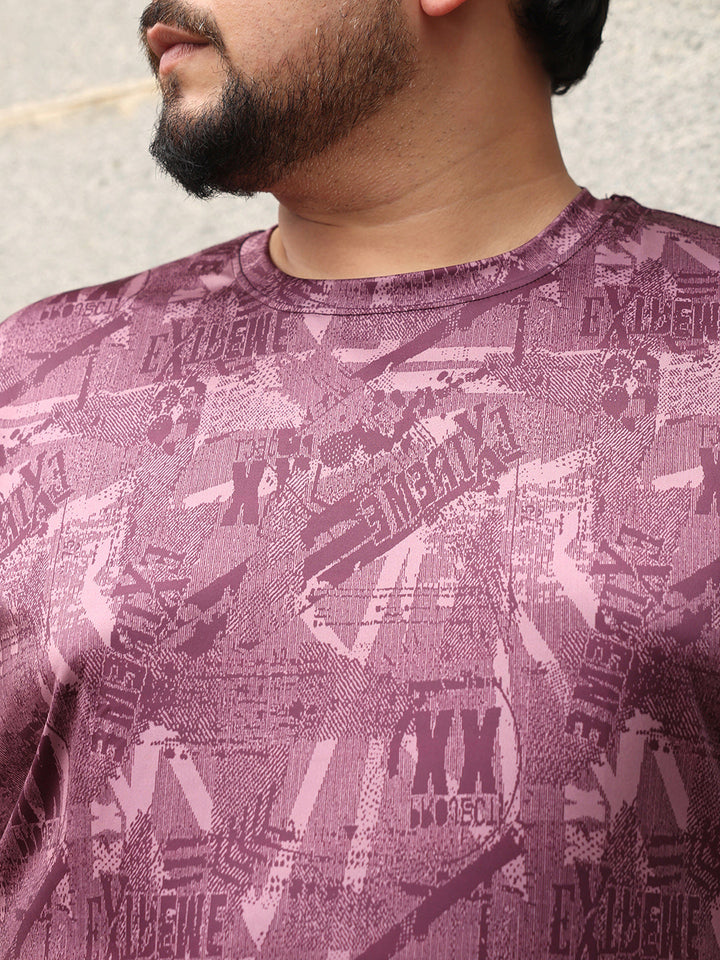 Abstract-Typo Activewear T-Shirt