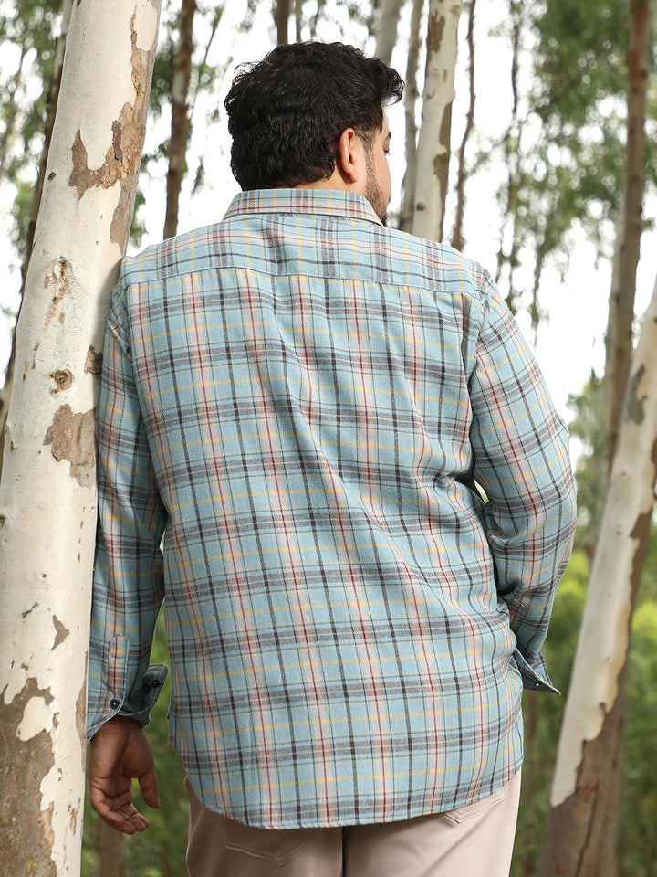 Button-Down Plaid Shirt