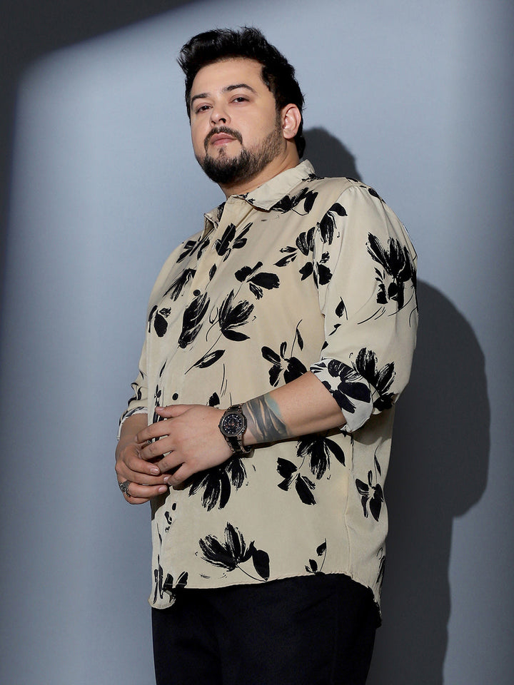 Flora-Stroke Imprint Shirt