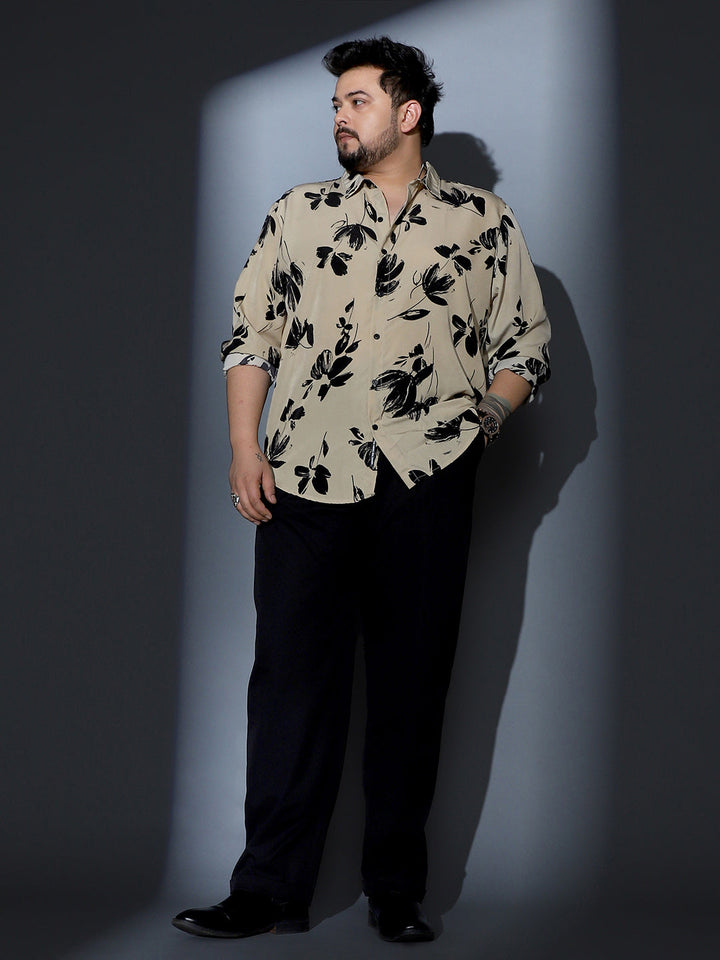 Flora-Stroke Imprint Shirt